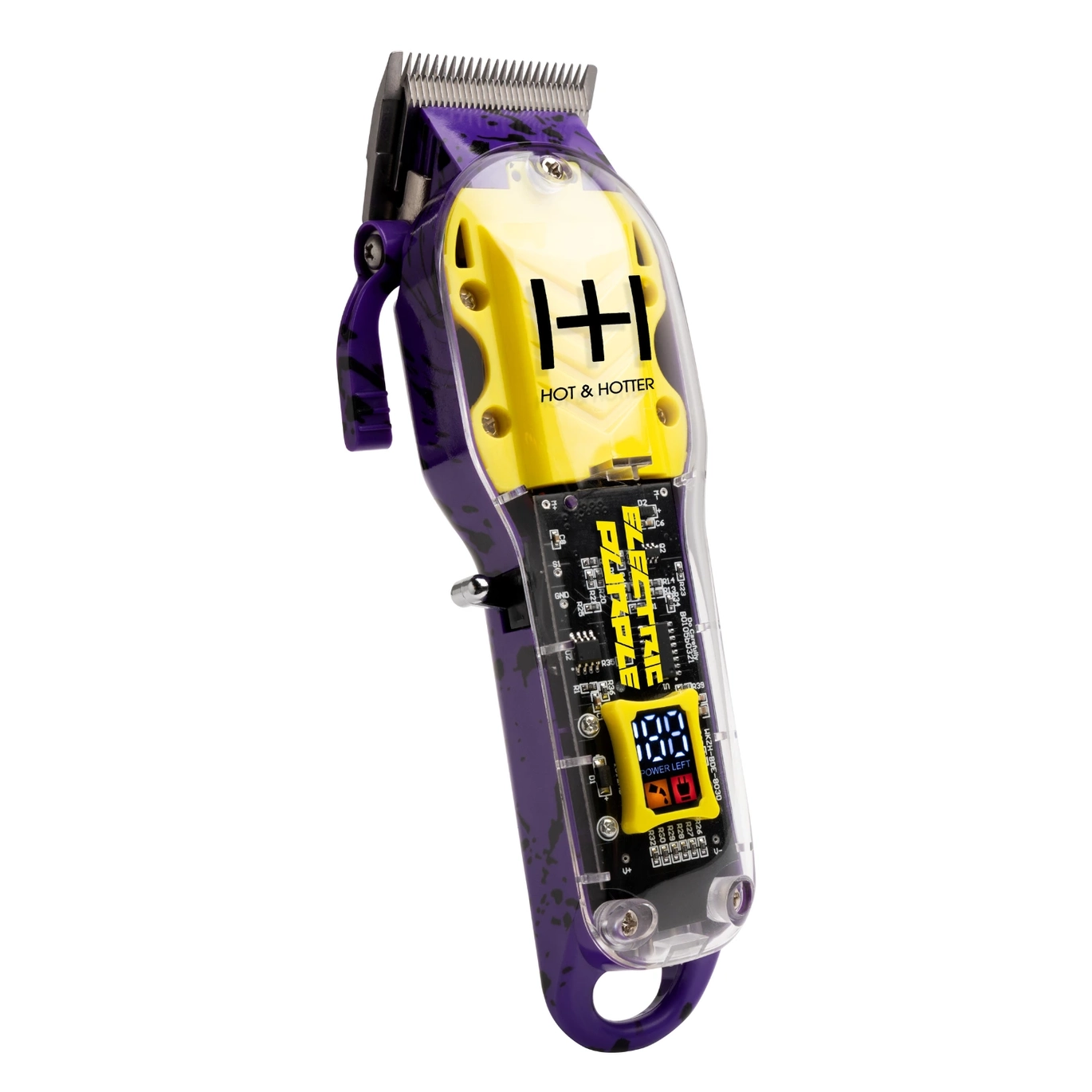 Hot & Hotter Pro Rechargeable Electric Purple Clipper