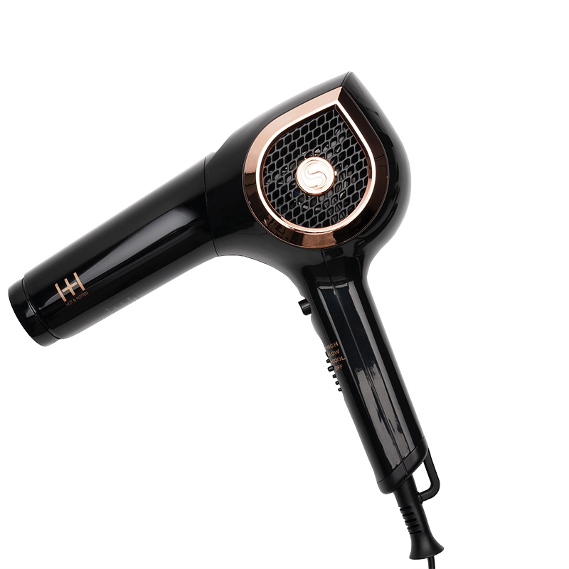 Hot & Hotter Black Ceramic Ionic Turbo 3000 Hair Dryer