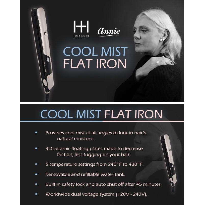 Hot & Hotter Cool Mist Flat Iron