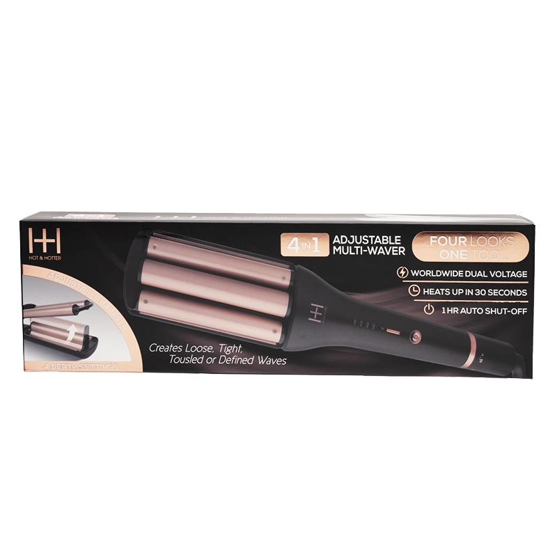 Hot & Hotter 4 in 1 Adjustable Multi-Weaver Curling Iron